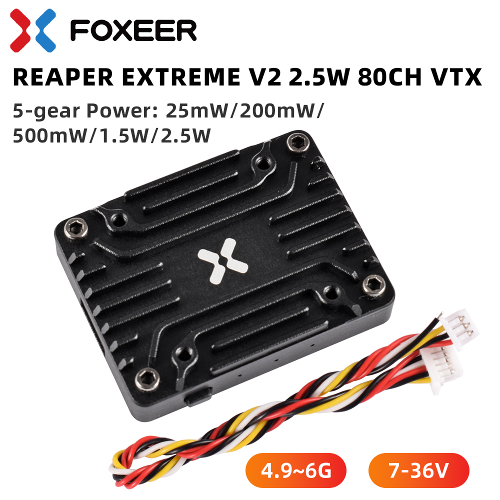 (super promocja) Foxeer 4.9-6G – Foxeer Reaper Extreme 2.5W Vtx recenzja i cena